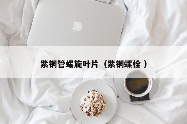 紫銅管螺旋葉片（紫銅螺栓 ）